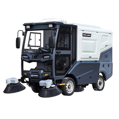 Xe quét rác công nghiệp ngồi lái Kumisai KMS 480S