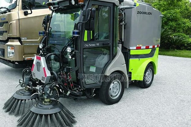 Xe quét đường Zoomlion cầm tay ngồi lái