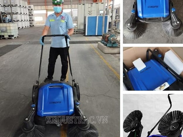 Xe quét rác Clepro cấu thành từ chất liệu bền chắc