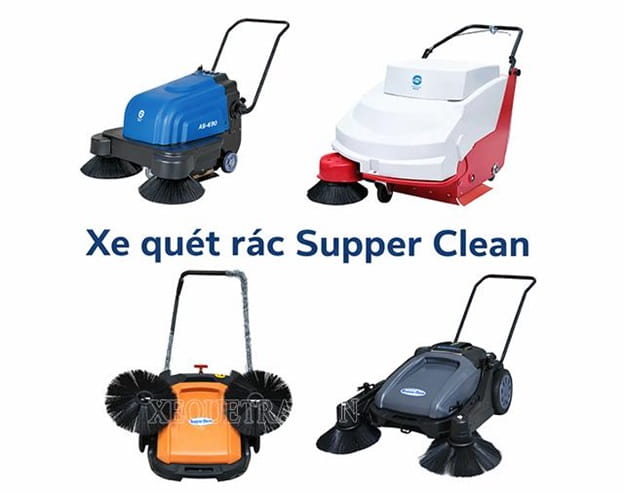 4+ Xe quét rác Supper Clean: Chất lượng, Hiện đại, Mạnh mẽ